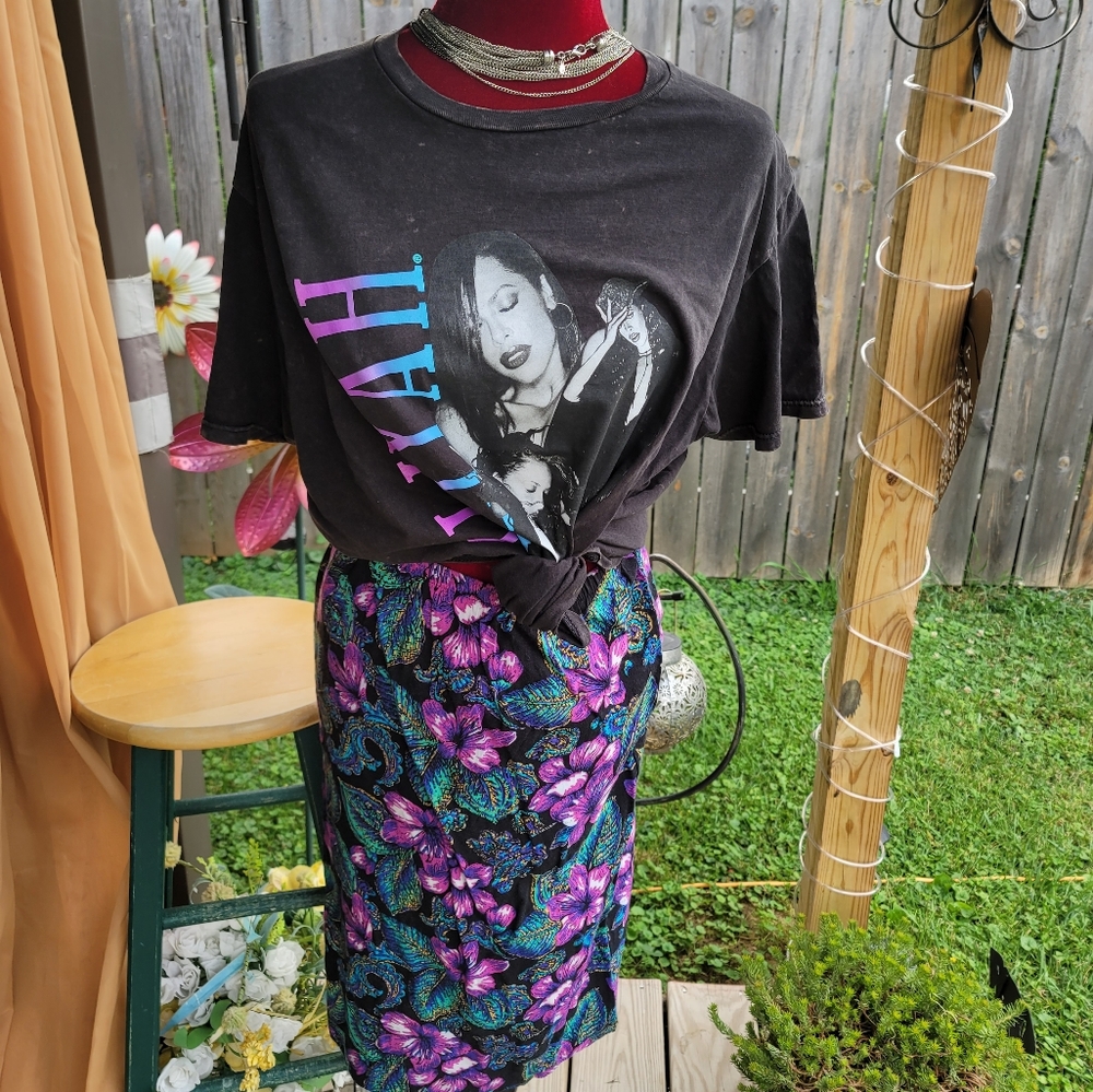 Floral Pencil Skirt